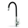 Pyramis 90919638 - Robinet d'évier avec bec flexible FLESSI noir