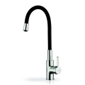 Pyramis 90919638 - Rubinetto da cucina con collo flessibile FLESSI nero