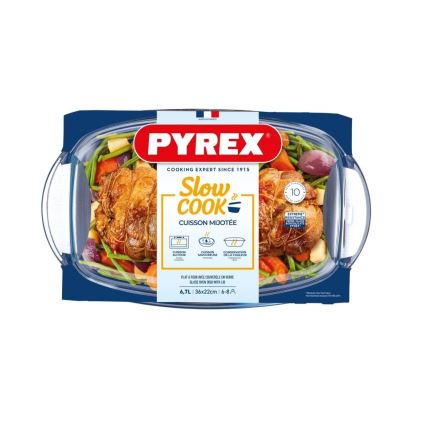 PYREX Auflaufform mit Deckel, 6,7 l