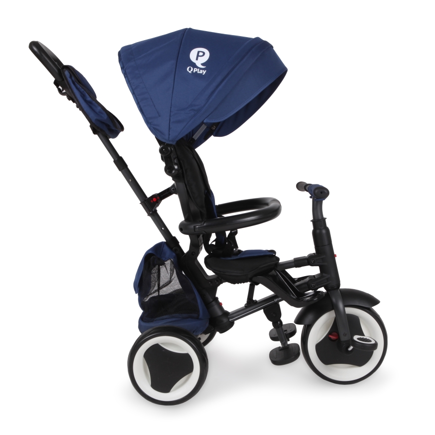 QPlay - 3-in-1 Kinder-Dreirad RITO EVA PLUS, blau