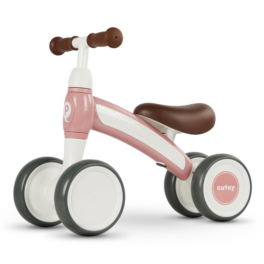 QPlay - Bici a spinta CUTEY-5  rosa