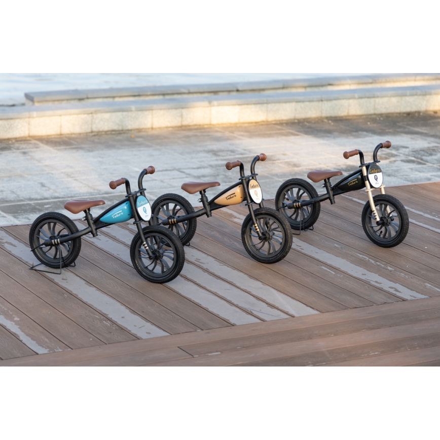 QPlay - Bici a spinta FEDURO nero/beige