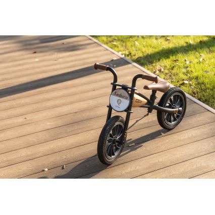 QPlay - Bici a spinta FEDURO nero/beige