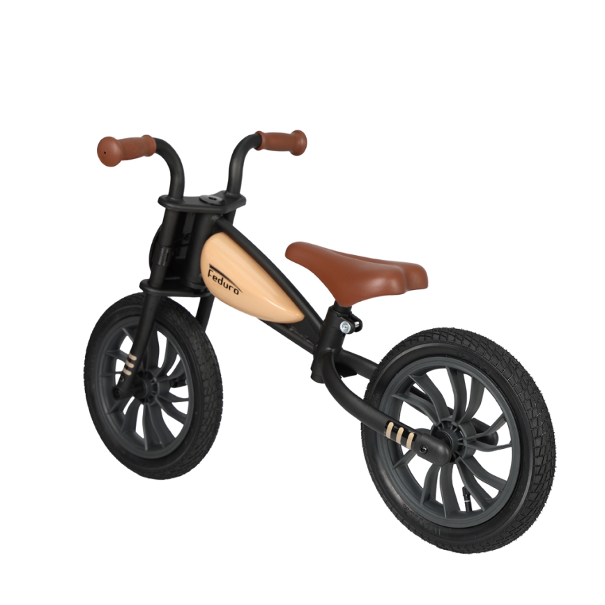 QPlay - Bici a spinta FEDURO nero/beige