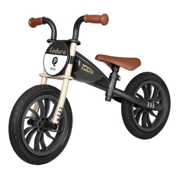 QPlay - Bici a spinta FEDURO nero/oro