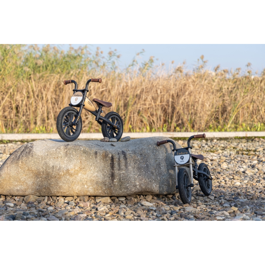 QPlay - Bici a spinta FEDURO nero/oro