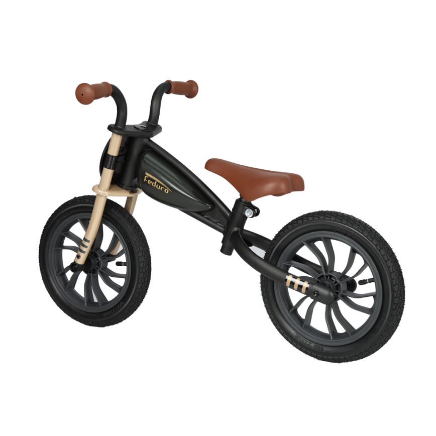QPlay - Bici a spinta FEDURO nero/oro