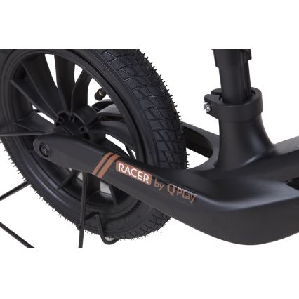 QPlay - Bici a spinta RACER AIR nero/marrone