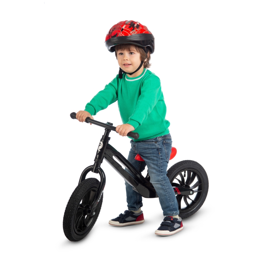 QPlay - Bicicletta senza pedali RACER AIR nero/rosso