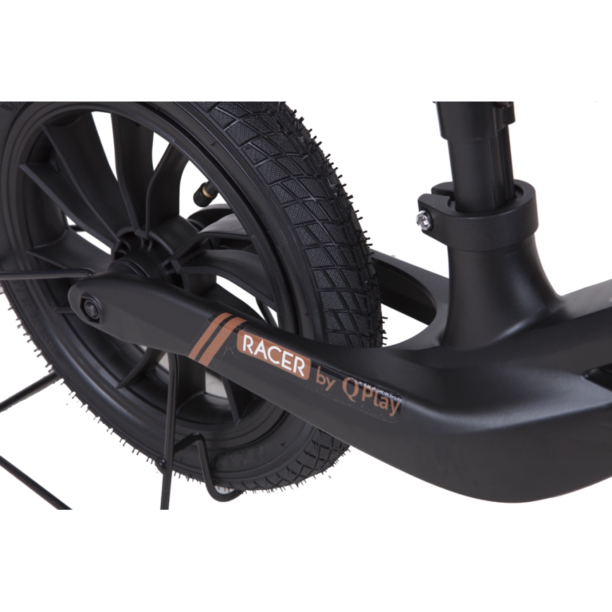 QPlay - Draisienne RACER AIR noir/marron