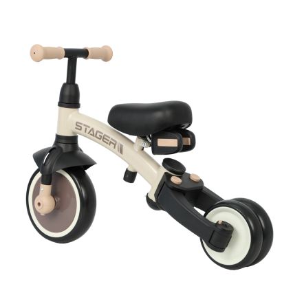 QPlay - Kinder-Dreirad 3-in-1 STAGER beige
