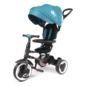 QPlay - Kinder-Dreirad 3in1 RITO EVO türkisfarben