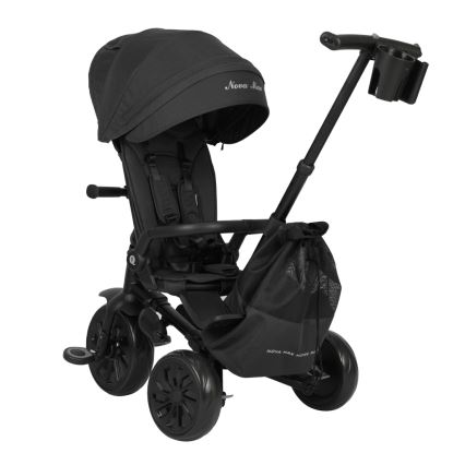 QPlay - Kinder-Dreirad 5-in-1 NOVA MAX, schwarz