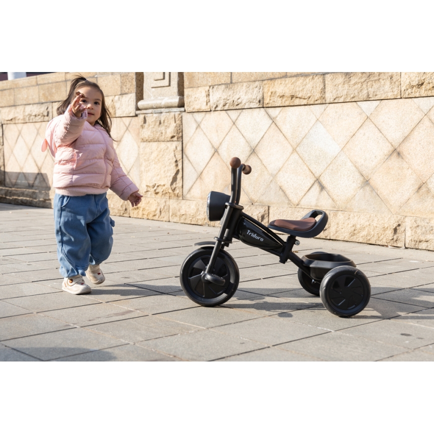 QPlay - Kinder-Dreirad TRIDURO schwarz