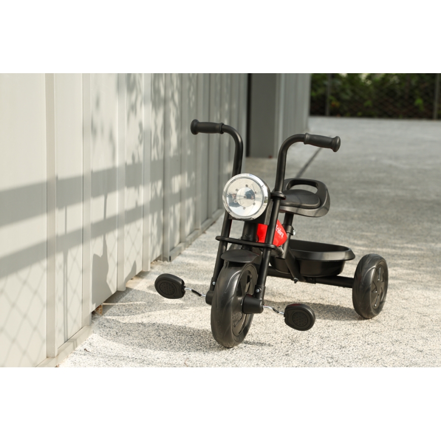 QPlay - Kinder-Dreirad TRIDURO schwarz/rot