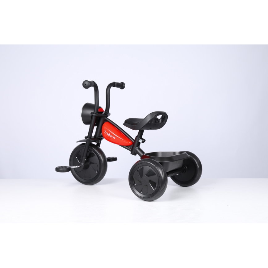 QPlay - Kinder-Dreirad TRIDURO schwarz/rot