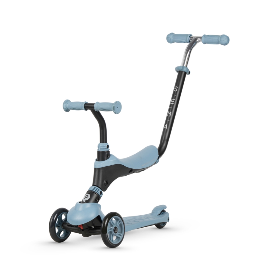QPlay - Kinder-Scooter 4in1 SEMA blau