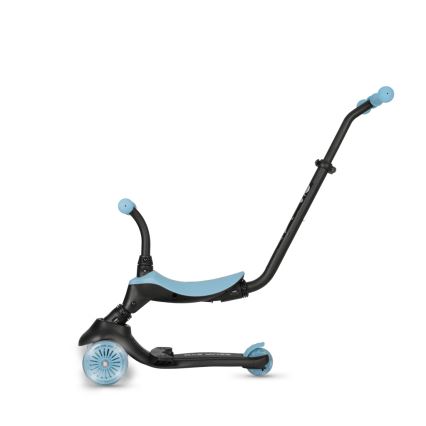 QPlay - Monopattino per bambini con ruote LED 5 in 1 SEMA EVO blu