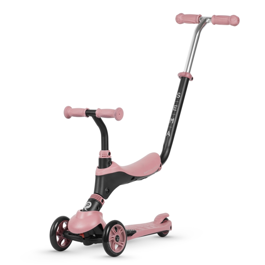 QPlay - Per bambini scooter 4in1 SEMA rosa