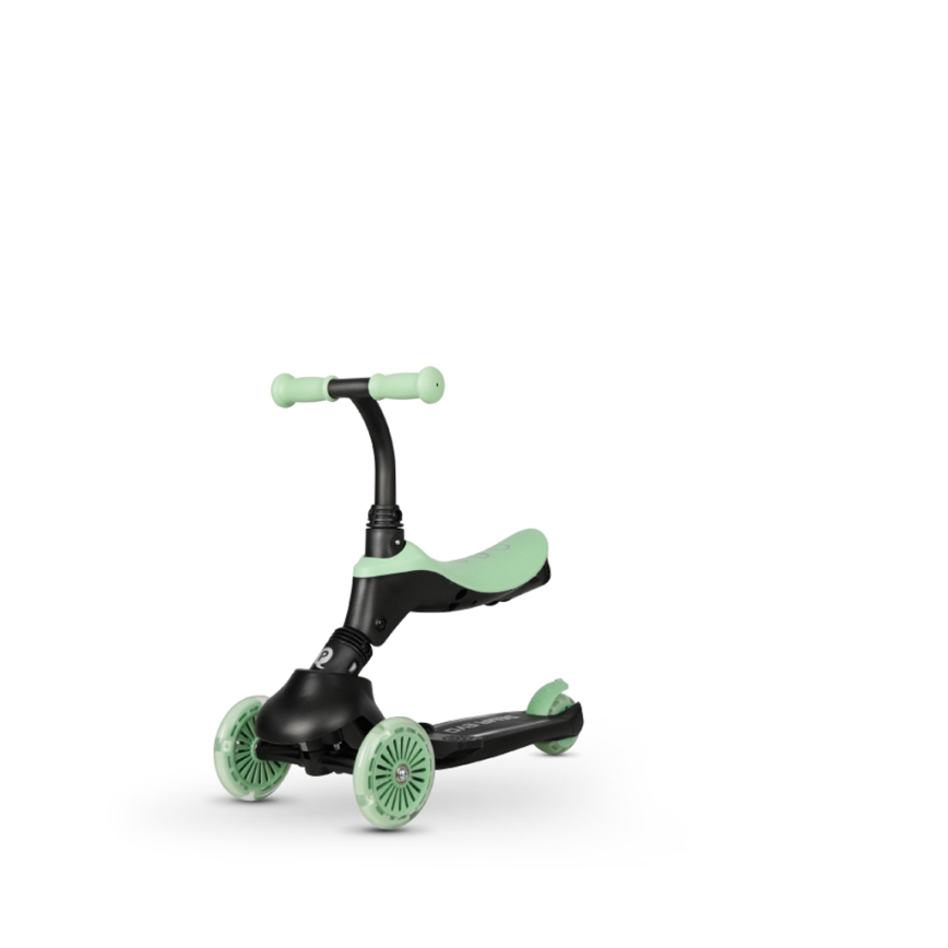QPlay - Per bambini scooter 5in1 SEMA verde