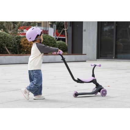 QPlay - Per bambini scooter 5in1 SEMA viola