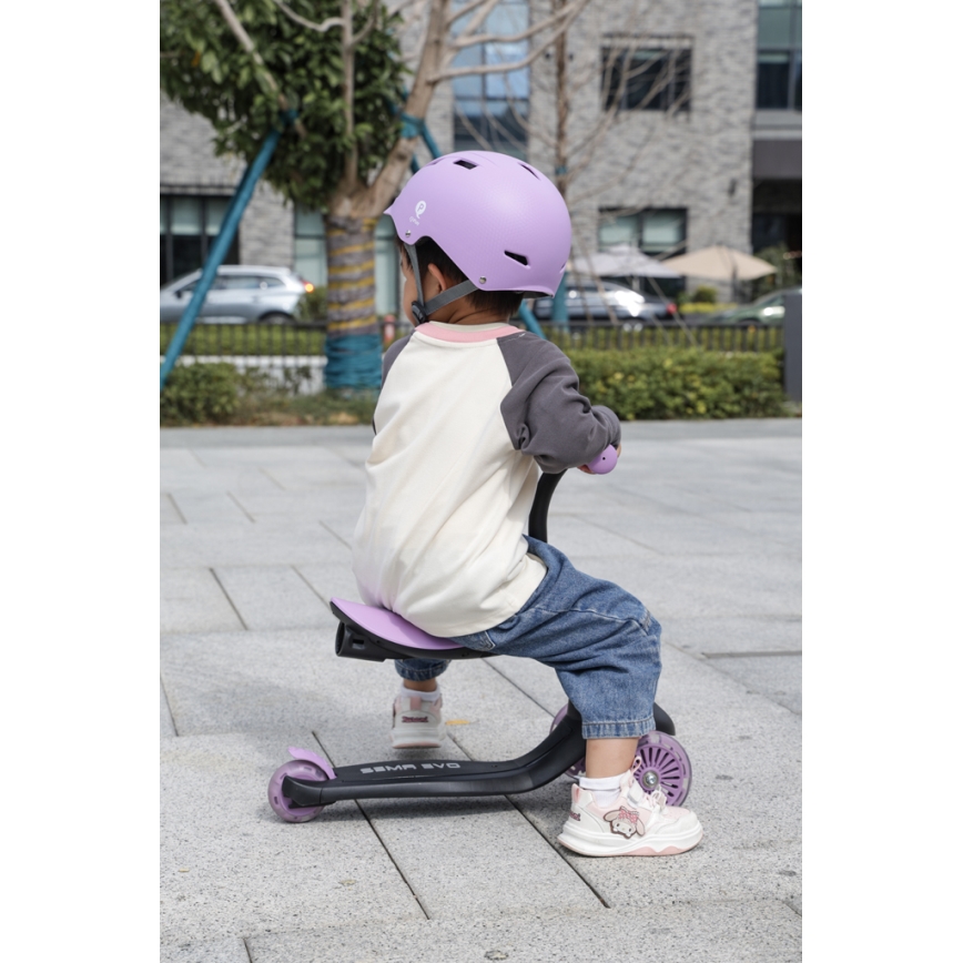 QPlay - Per bambini scooter 5in1 SEMA viola