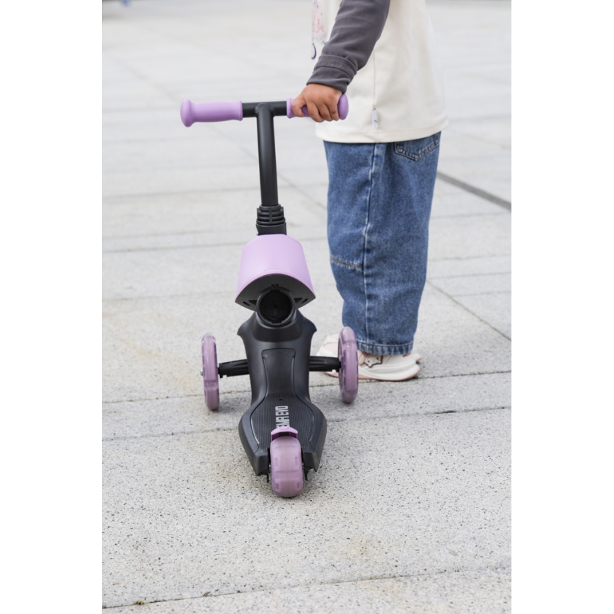 QPlay - Per bambini scooter 5in1 SEMA viola