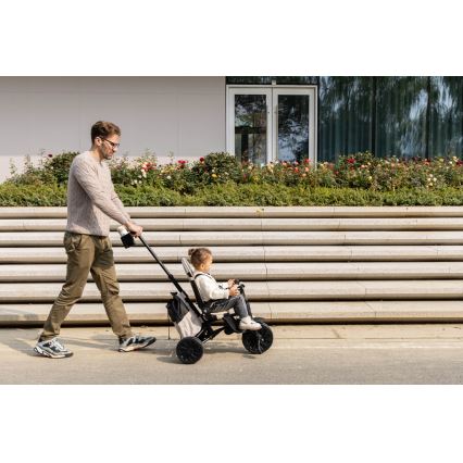 QPlay - Triciclo 5 in 1 per bambini NOVA MAX nero