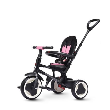 QPlay - Triciclo per bambini 3 in 1 RITO EVA rosa
