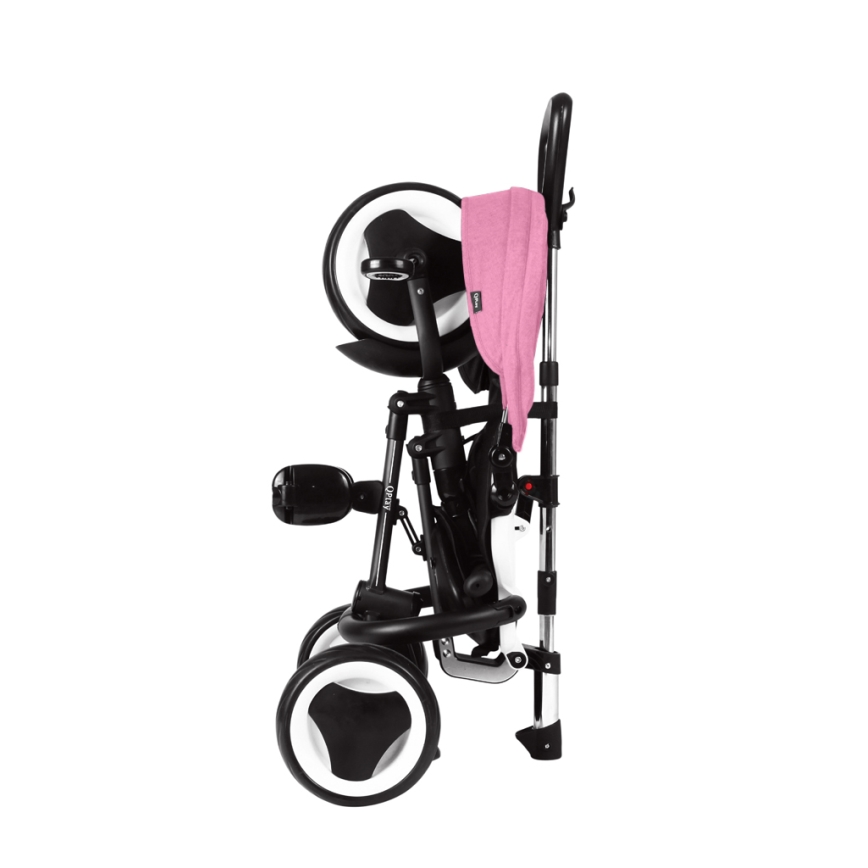 QPlay - Triciclo per bambini 3 in 1 RITO EVA rosa