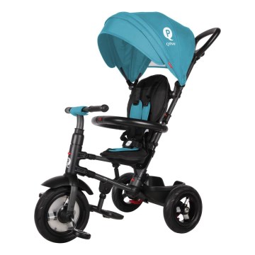 QPlay - Triciclo per bambini 3in1 RITO AIR turchese