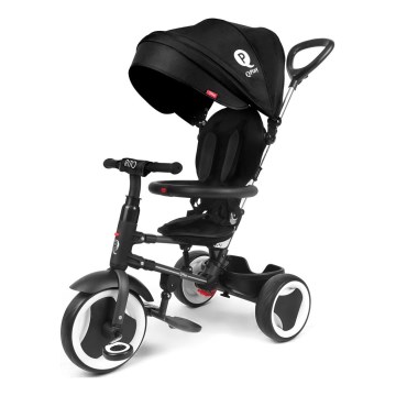 QPlay - Triciclo per bambini 3in1 RITO EVA nero