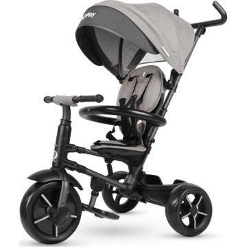 QPlay - Triciclo per bambini 3in1 RITO STAR grigio chiaro