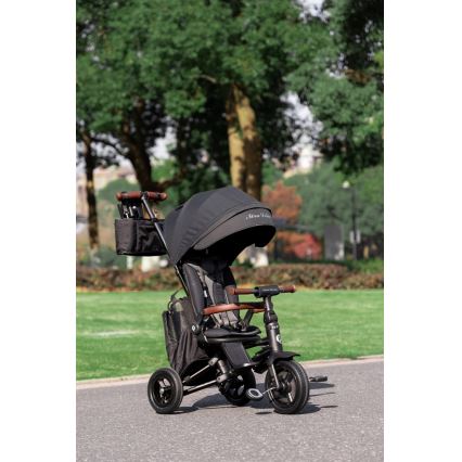 QPlay - Triciclo per bambini 5 in 1 NOVA DELUXE nero