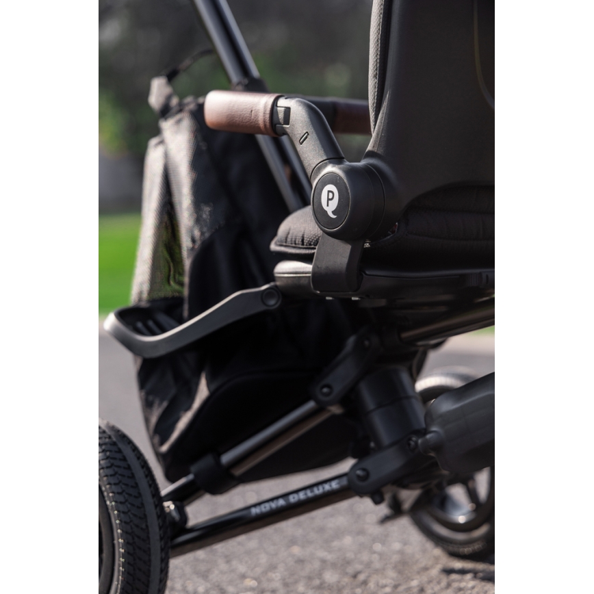 QPlay - Triciclo per bambini 5 in 1 NOVA DELUXE nero