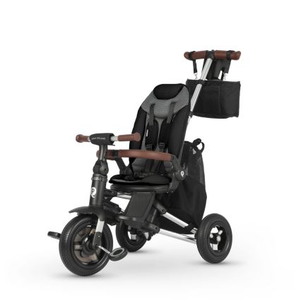 QPlay - Triciclo per bambini 5 in 1 NOVA DELUXE nero