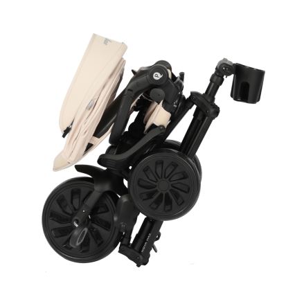 QPlay - Triciclo per bambini 5 in 1 NOVA MAX beige