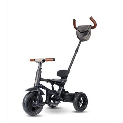 QPlay - Triciclo per bambini 6 in 1 RITO DELUXE grigio