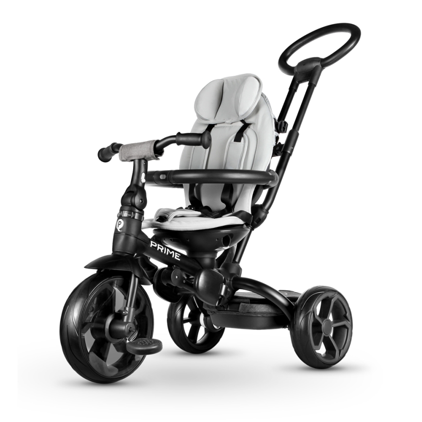 QPlay - Triciclo per bambini 6in1 PRIME grigio
