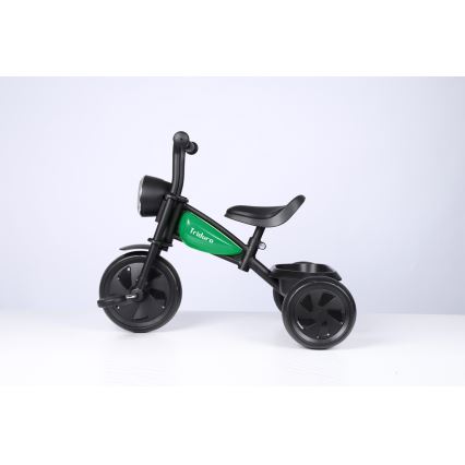 QPlay - Triciclo per bambini TRIDURO nero/verde