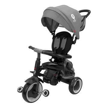 QPlay - Tricycle 3 en 1 RITO EVA PLUS gris