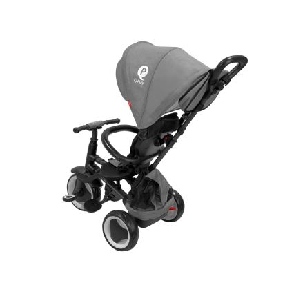 QPlay - Tricycle 3 en 1 RITO EVA PLUS gris
