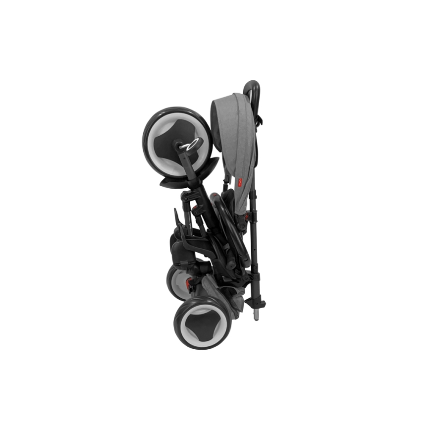 QPlay - Tricycle 3 en 1 RITO EVA PLUS gris