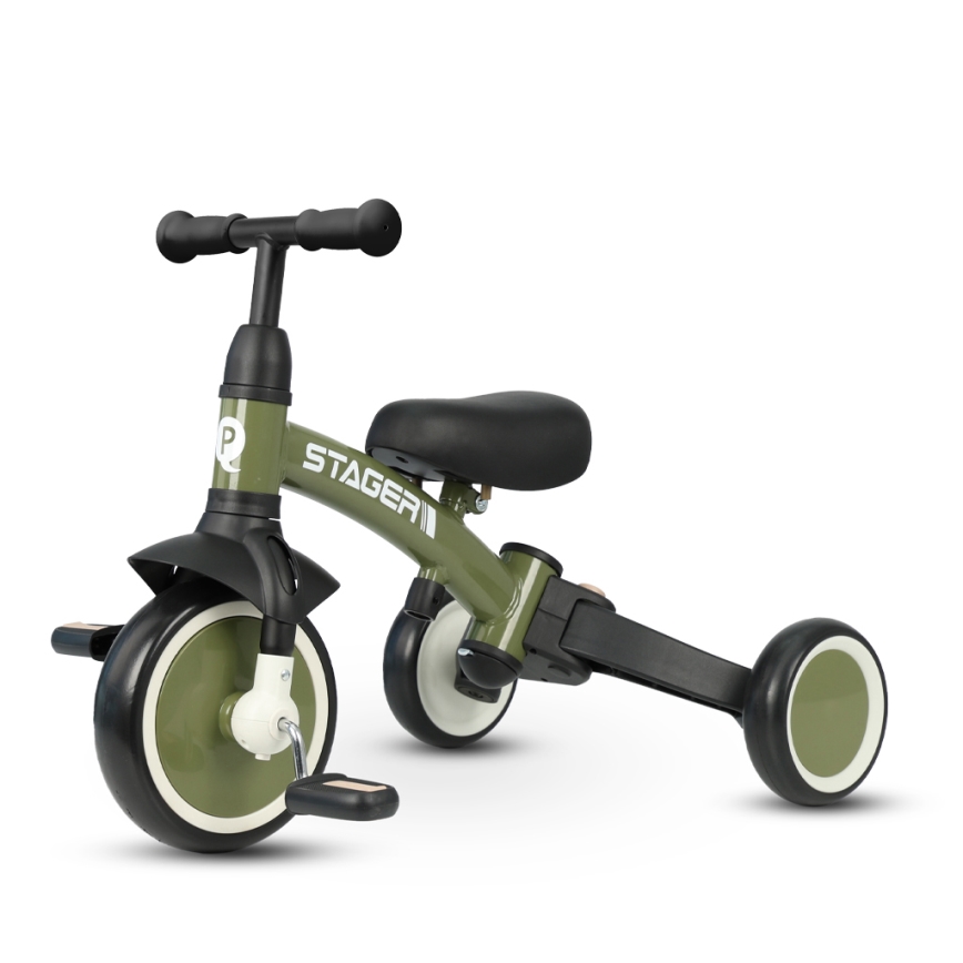 QPlay - Tricycle 3 en 1 STAGER vert