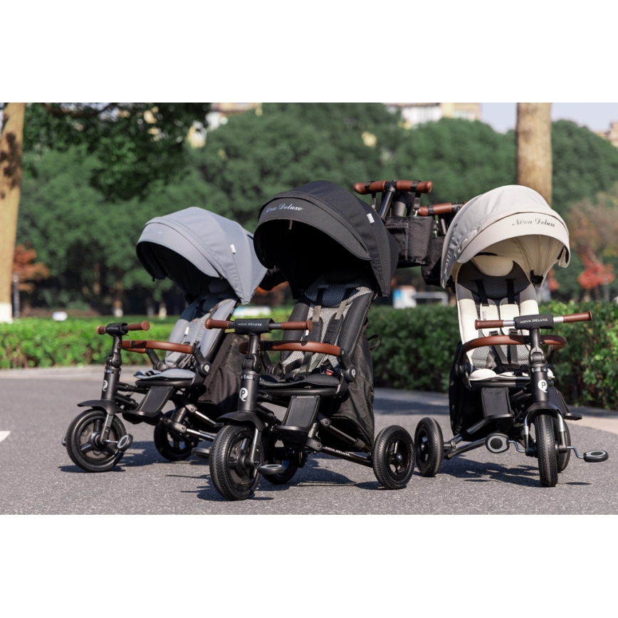QPlay - Tricycle 5-en-1 NOVA DELUXE beige
