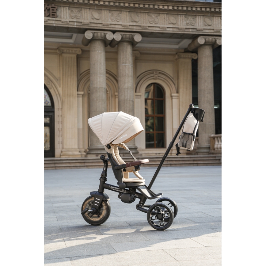 QPlay - Tricycle 7 en 1 COMFO MAX beige