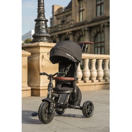 QPlay - Tricycle enfant 7-en-1 COMFO MAX noir