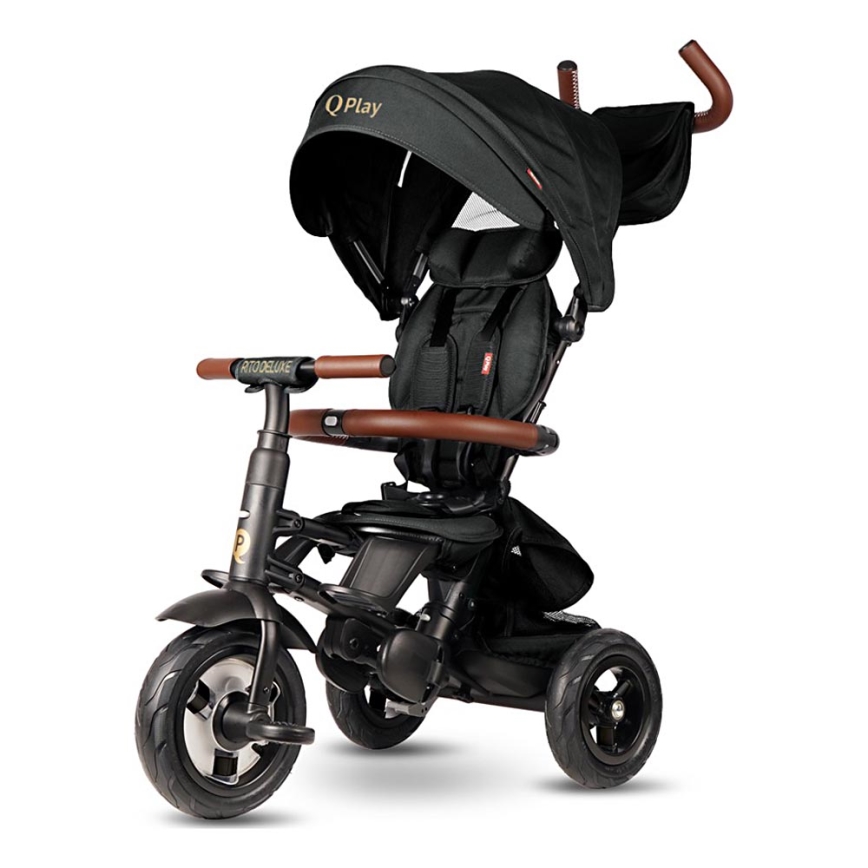 QPlay - Tricycle enfant RITO DELUXE (Limited special edition) noir