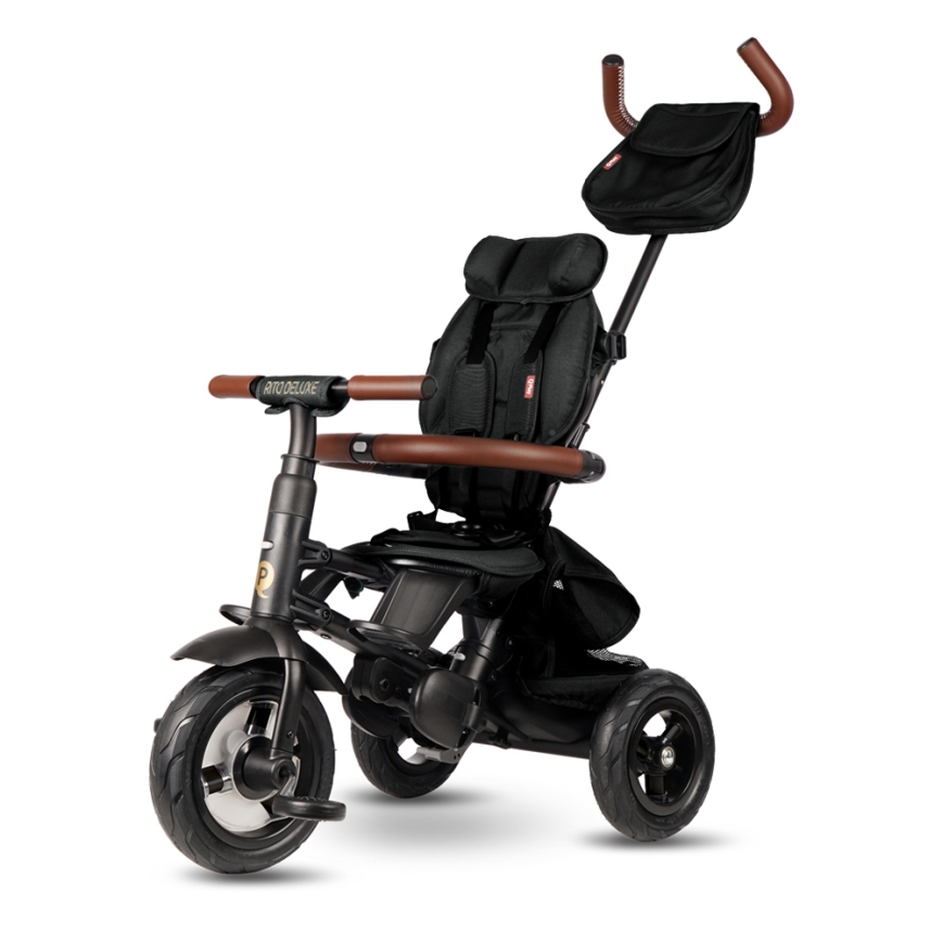 QPlay - Tricycle enfant RITO DELUXE (Limited special edition) noir