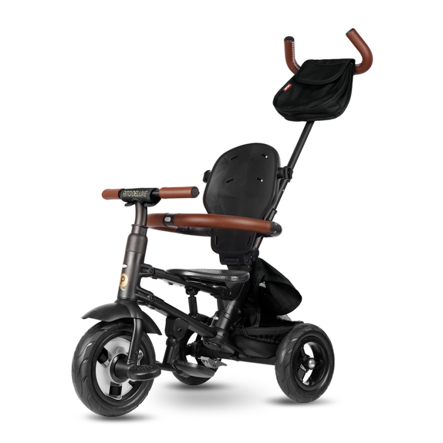 QPlay - Tricycle enfant RITO DELUXE (Limited special edition) noir